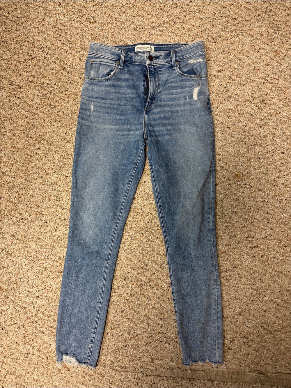 Abercrombie & Fitch The Super Skinny High Rise Jeans